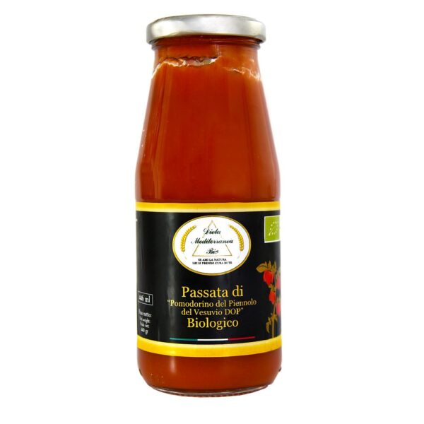 Passata Rossa  di Pomodorino del Piennolo del Vesuvio D.O.P. e Bio - Senza Acido Citrico