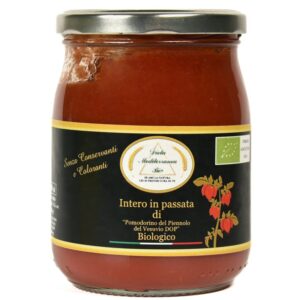Intero in Passata di "Pomodorino del Piennolo del Vesuvio D.O.P." Bio