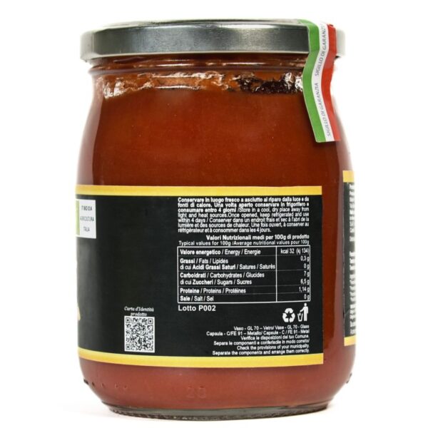 Intero in Passata di "Pomodorino del Piennolo del Vesuvio D.O.P." Bio - immagine 3